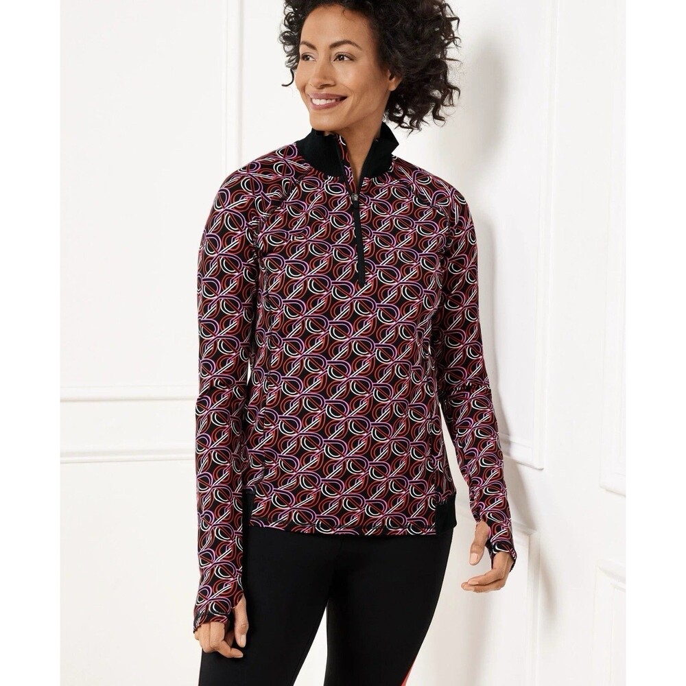 Talbots Performance Interlock Half-Zip Pullover L… - image 2
